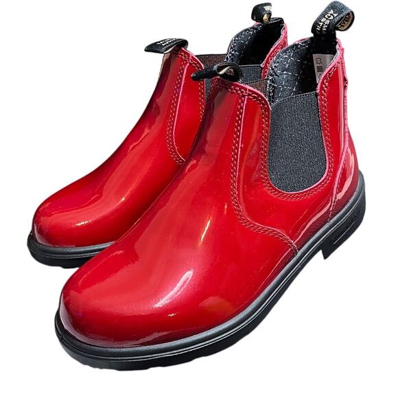 Blundstones Blundstone‎ 2253 Chelsea Boots Patent Leather Red UK/AUS 3 Womens 6 - Picture 1 of 7